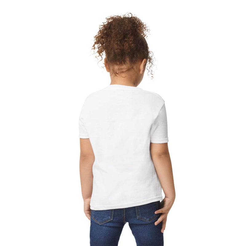 Gildan Unisex Child Toddler T-shirt, 2-pack, White, 4 US - Image 4